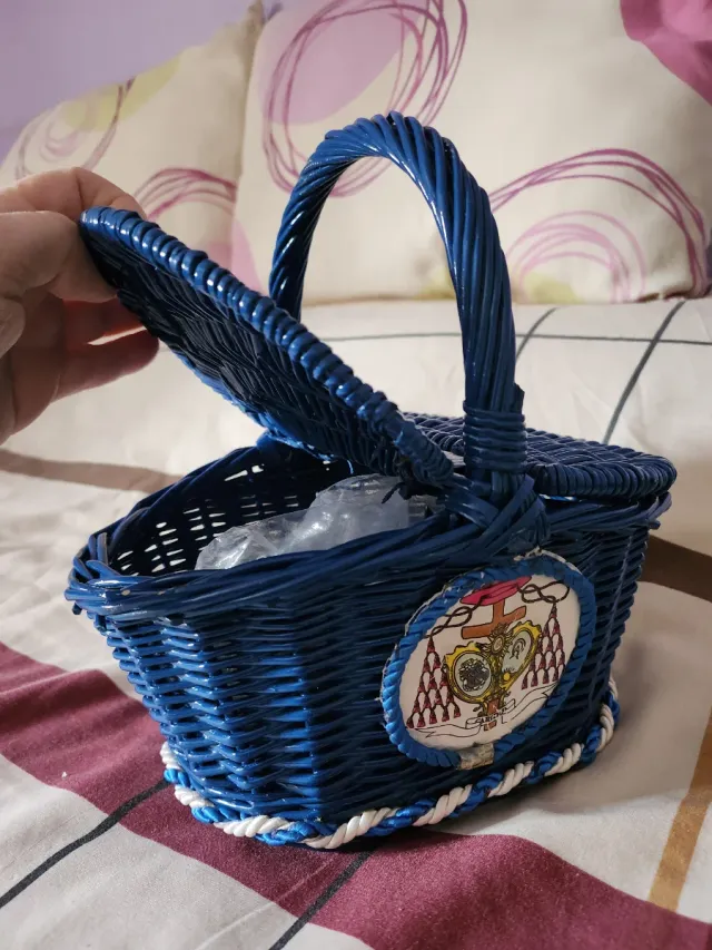 Traje Nazareno Blanco y Azul