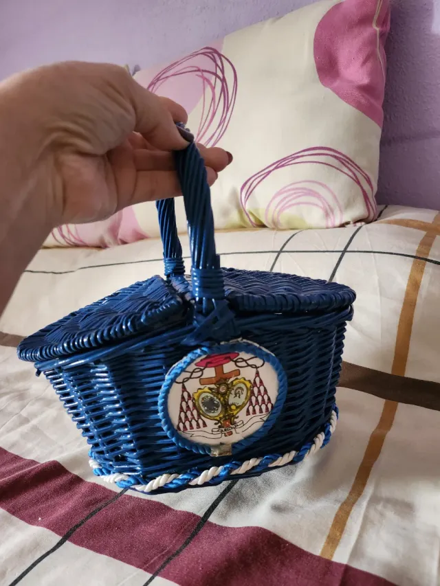 Traje Nazareno Blanco y Azul