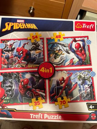 Puzzle Marvel Spider-Man 4 en 1 Trefl