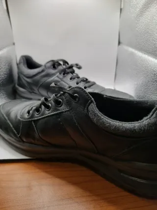 New Gisa Scarpe Uomo Vera Pelle Nere 41