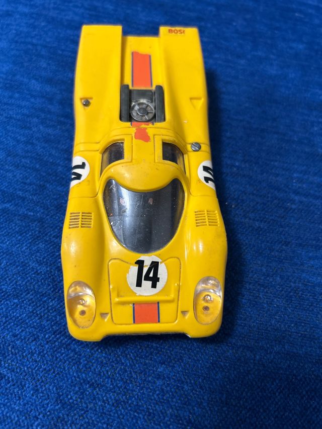 Coche Scalextric Porsche 917 Amarillo