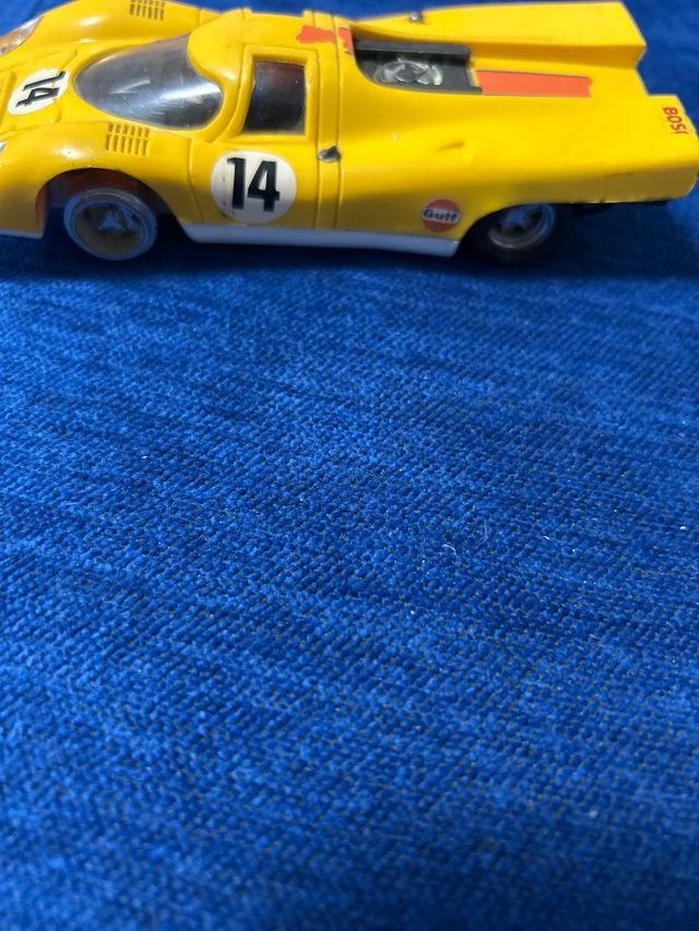 Coche Scalextric Porsche 917 Amarillo