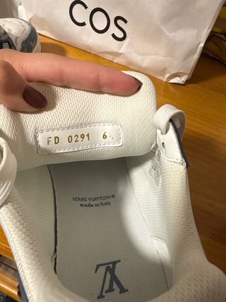 Zapatos Louis Vuitton Blanco y Azul