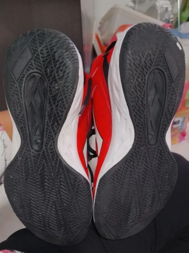 Scarpe Diadora alte rosse