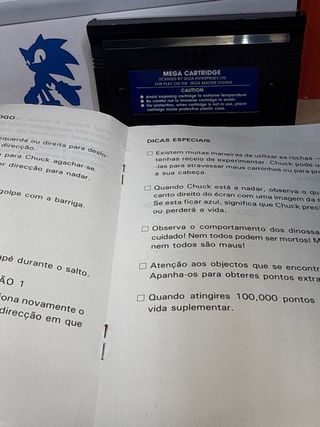 Chuck Rock - SEGA Master System Ver. Portuguesa