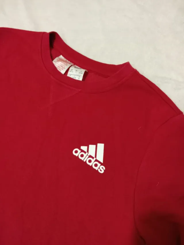 Sudadera Adidas niño Talla L Roja