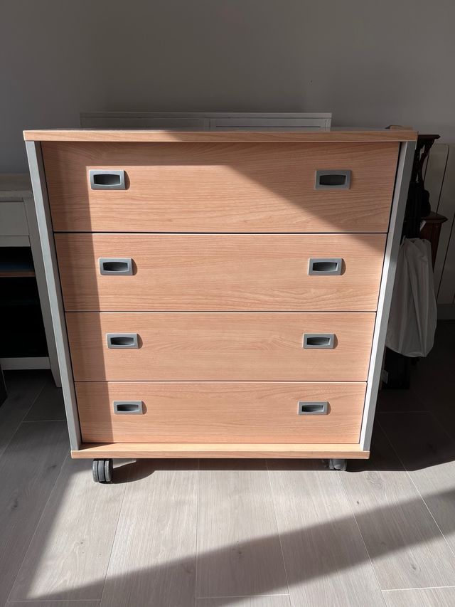 Cajonera de oficina con ruedas