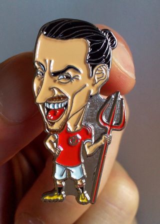 Pin Zlatan Ibrahimović Metal Futebol