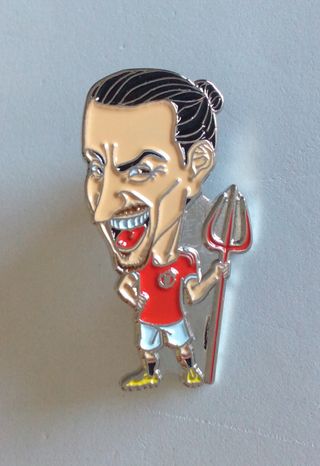Pin Zlatan Ibrahimović Metal Futebol