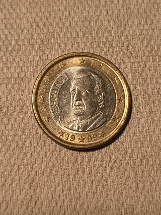 Moneda 1€ España 1999 Juan Carlos I