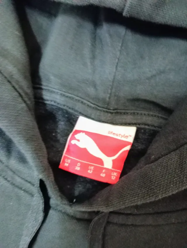 Sudadera Puma Niño Talla M Negra