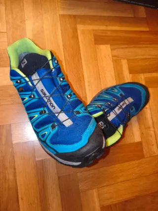 Zapatillas Salomon Gore-Tex Azul/Verde