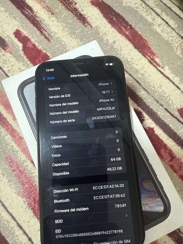 iPhone XR Negro