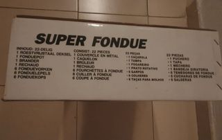 Set Fondue Acero Inoxidable 22 Piezas