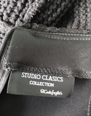 Top lencero negro con encaje