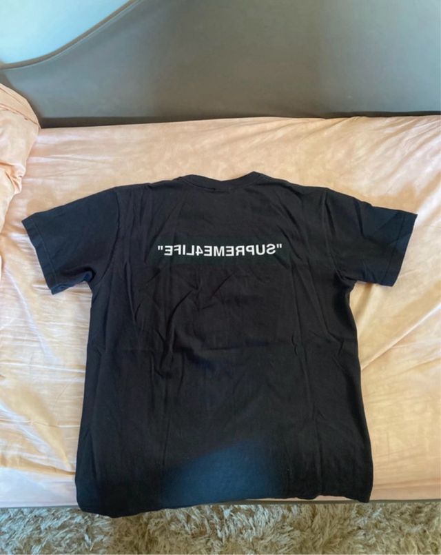 T-shirt Supreme New York Crown Nera