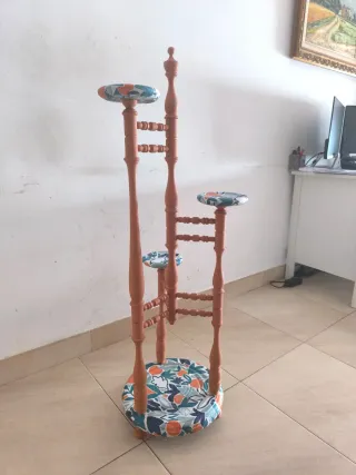 Mueble decorativo madera maciza para poner plantas