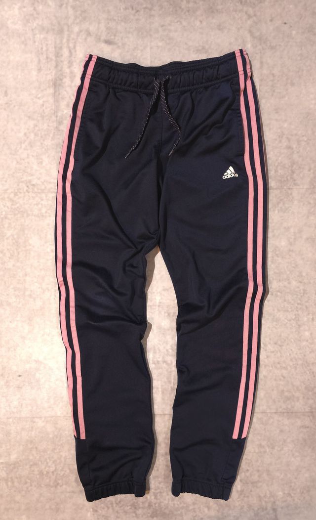 Pantalones Adidas Azul Marino Rosa Talla S Ref-844