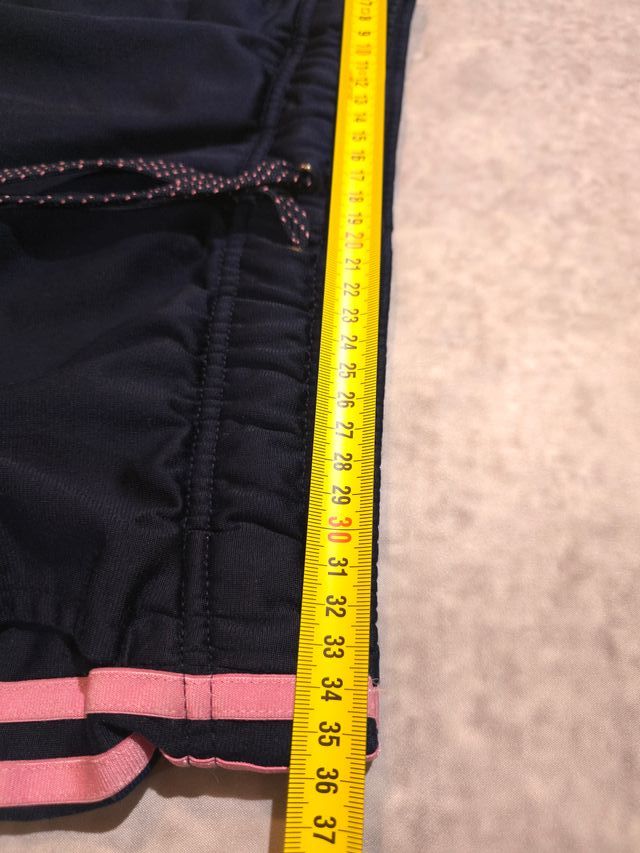 Pantalones Adidas Azul Marino Rosa Talla S Ref-844