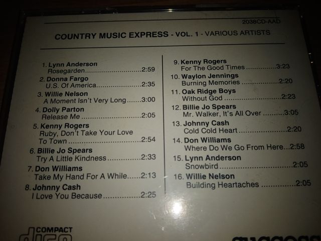 Lote 3 CDs Country Importación