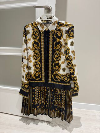 Vestido Zara Estampado Barroco