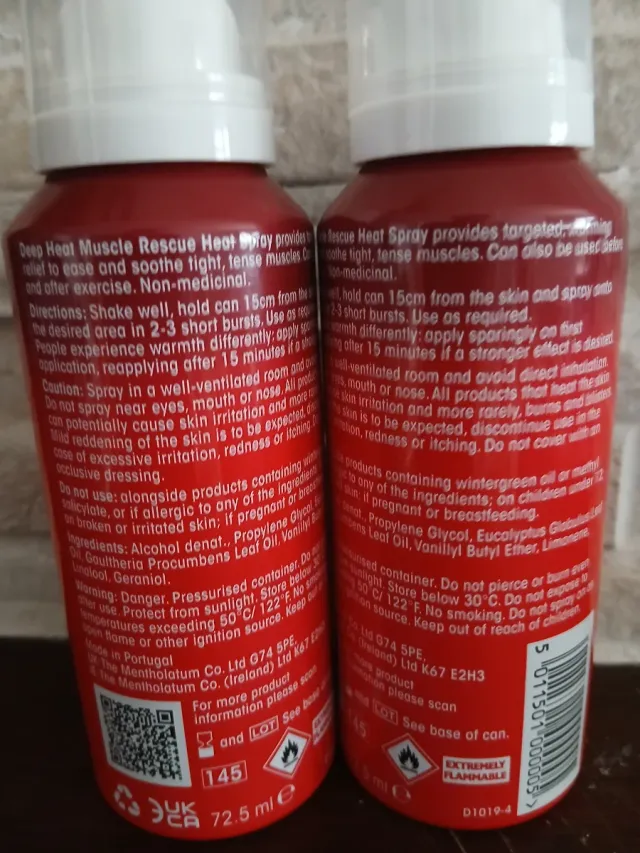 2 crema de Spray de calor