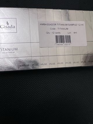 Profumo Gisada Titanium Eau de Parfum