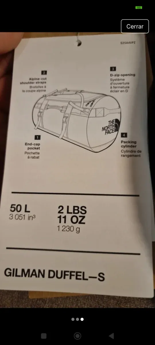 Bolsa de deporte The North Face