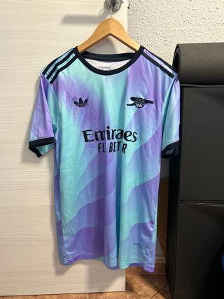 Camiseta Arsenal Adidas 24/25 Morado/Turquesa