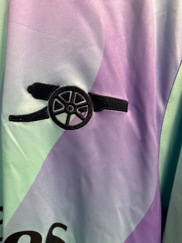 Camiseta Arsenal Adidas 24/25 Morado/Turquesa