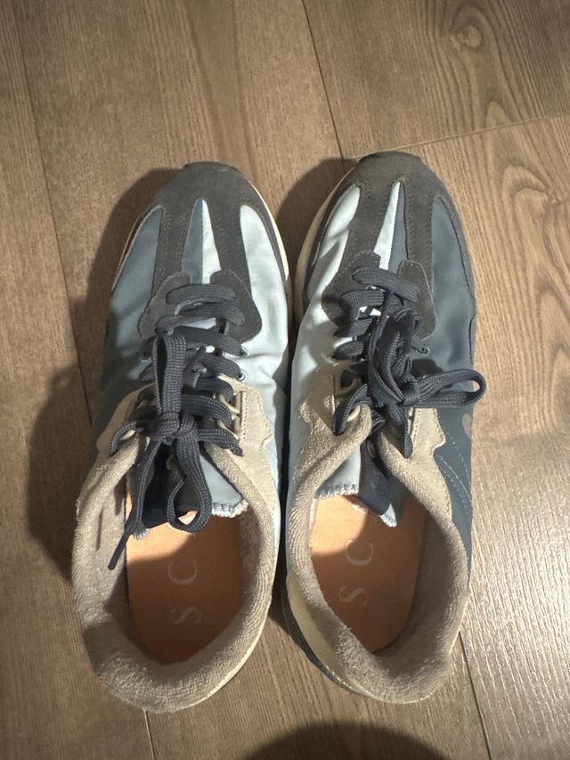 Zapatillas Scalpers Talla 42 Azul Beige