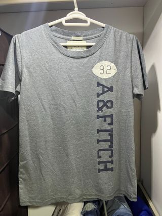 Camiseta Abercrombie & Fitch Gris Talla S