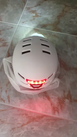Casco de bicicleta para niño blanco