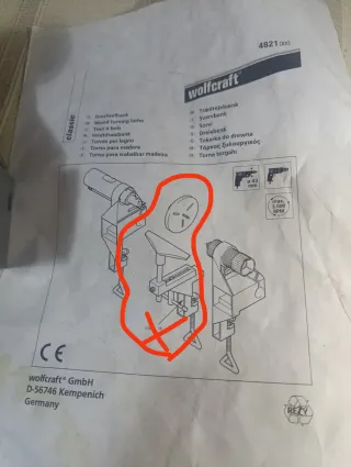 Torno para madera Wolfcraft