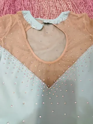 Body pattinaggio artistico/ritmica con strass