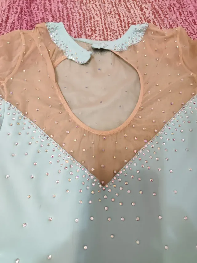 Body pattinaggio artistico/ritmica con strass