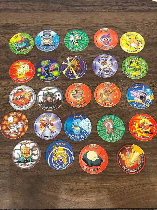 Tazos Pokémon Colección Attack