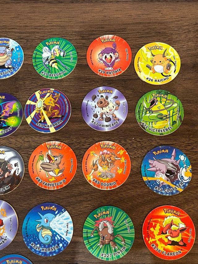 Tazos Pokémon Colección Attack