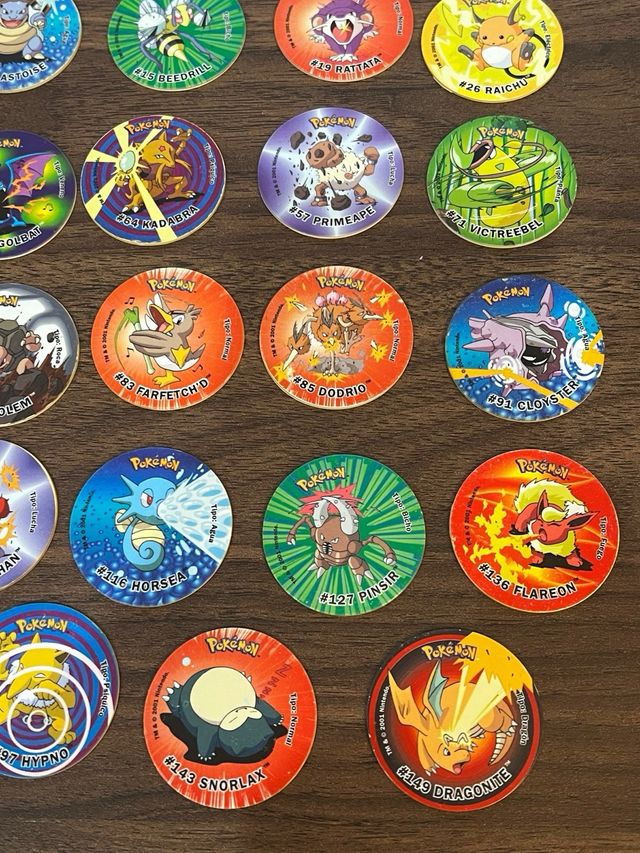 Tazos Pokémon Colección Attack