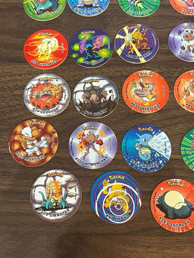 Tazos Pokémon Colección Attack