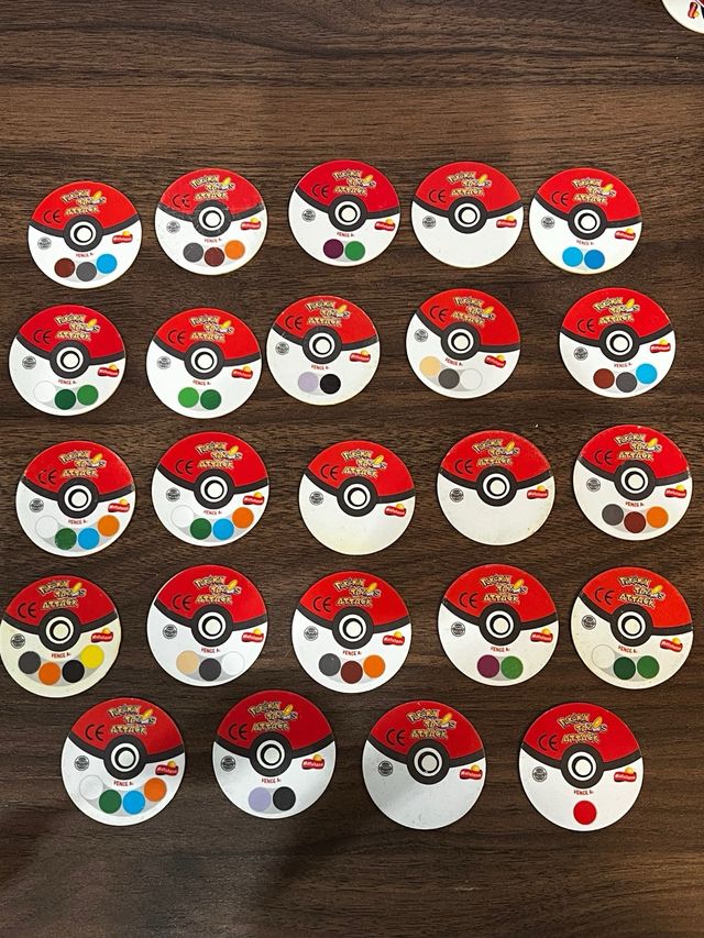 Tazos Pokémon Colección Attack