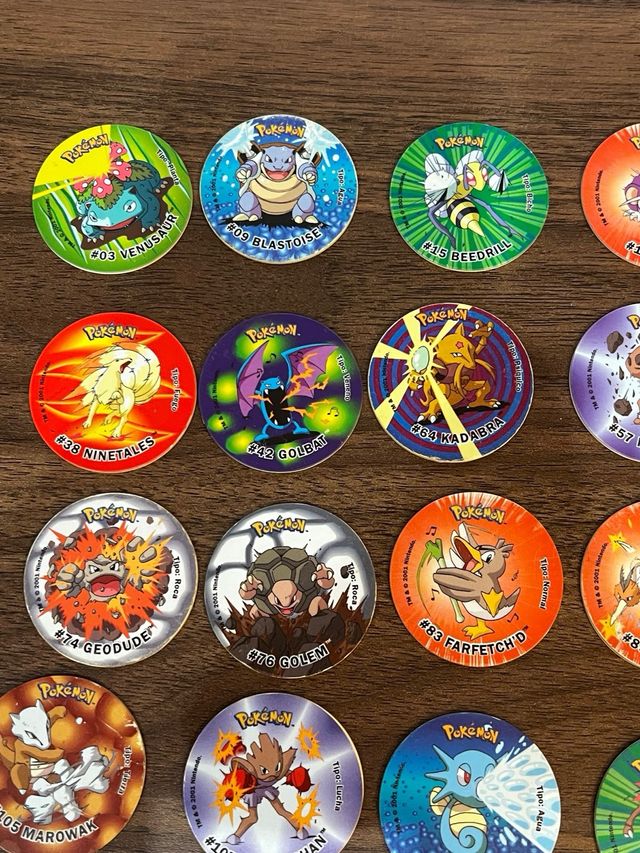 Tazos Pokémon Colección Attack