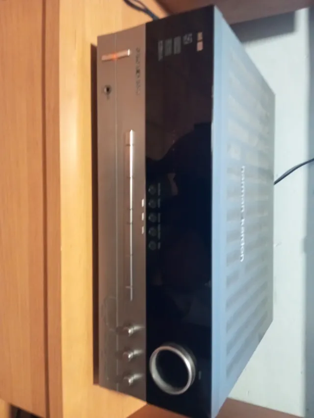 Amplificador Harman Kardon avr 225  Negro/Plateado