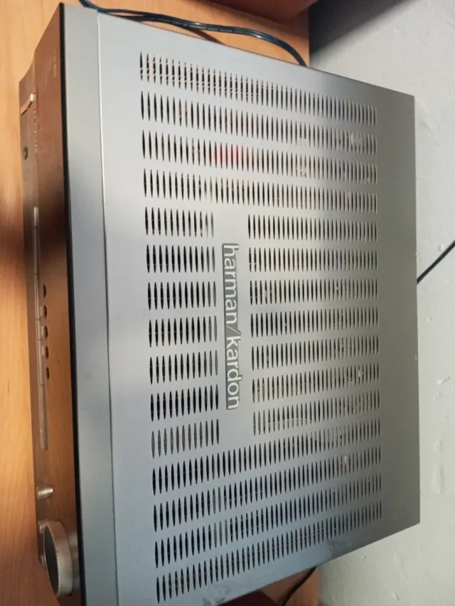 Amplificador Harman Kardon avr 225  Negro/Plateado