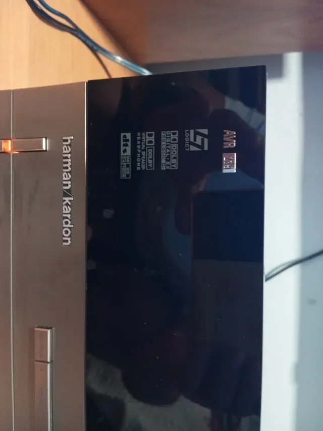 Amplificador Harman Kardon avr 225  Negro/Plateado