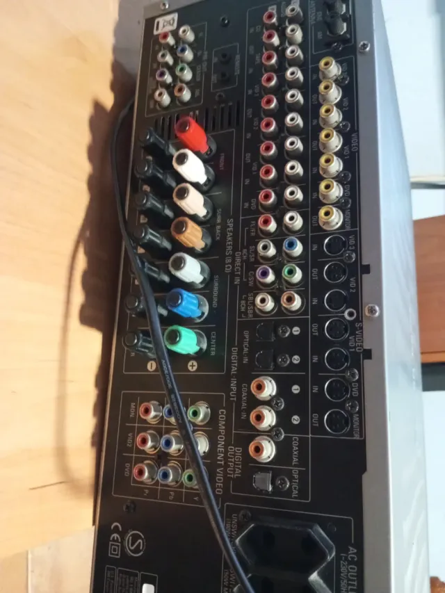 Amplificador Harman Kardon avr 225  Negro/Plateado