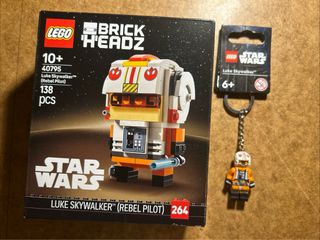 LEGO BrickHeadz 40795 Luke Skywalker + Portachiavi