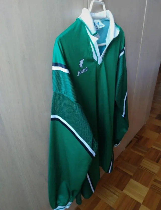 Camiseta Joma Fútbol Manga Larga Verde