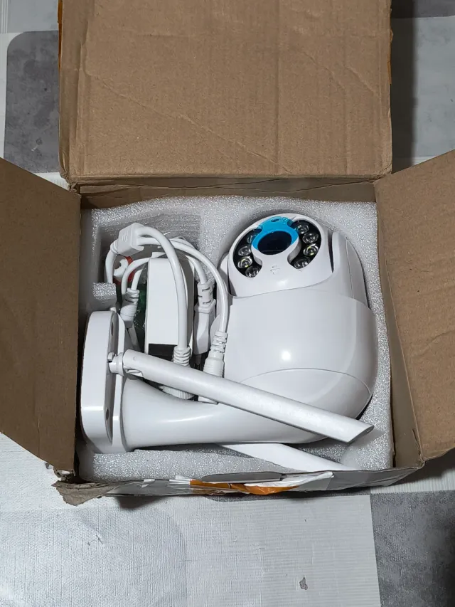 Cámara Seguridad Wifi Blanca