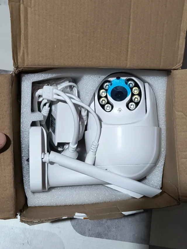 Cámara Seguridad Wifi Blanca